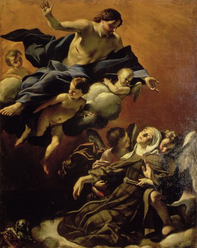 Die Ekstase der hl. Margareta von Cortona von Giovanni Lanfranco